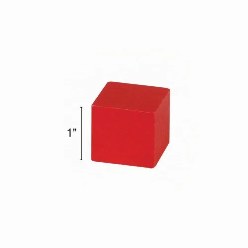 Vista 8 de hand2mind Bloques de madera, cubos de conteo para matemáticas infantiles, bloques de 1 pulgada para manualidades preescolares, manipuladores