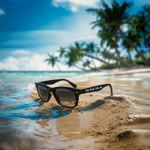 Vista 3 de Gafas de sol para despedida de soltera – Juego de 12, 10, 6 – Tribu de novia y dama de honor vasos de boda a granel