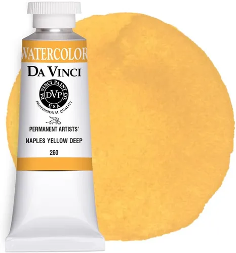 Vista 36 de DA VINCI PAINTS Pintura Acuarela Profesional para Artistas, Azul Cobalto, 15mL