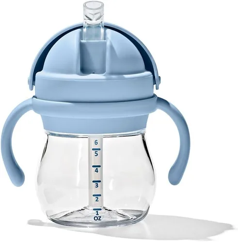 Vista 14 de OXO Tot Transitions Vaso con Pajita con Asas Extraíbles - 6 oz. - Blossom