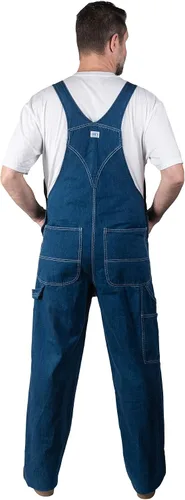 Vista 2 de Liberty - mameluco de jean para hombres efecto gastado
