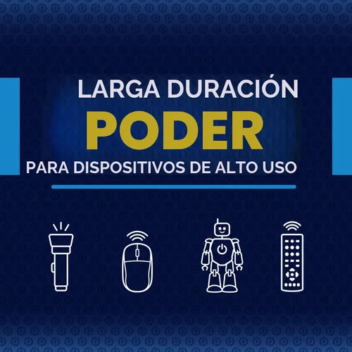 Vista 5 de Rayovac - Pilas AA de alta energía (paquete de 48 unidades), batería alcalina doble AA