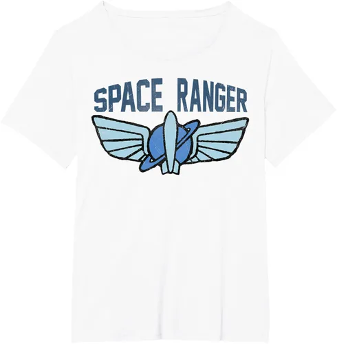 Vista 53 de Disney Pixar Toy Story 4 Buzz Lightyear Space Ranger Badge - Camiseta, Negro, S