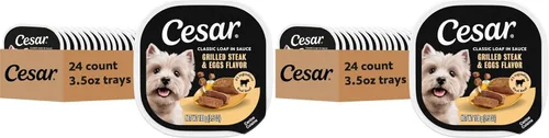 Vista 25 de Cesar Classic Loaf in Sauce - Alimento húmedo para perros, tocino y huevo