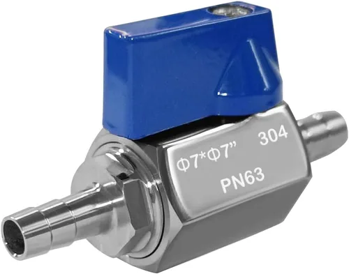 Vista 13 de Beduan Válvula de bola de manguera de 1/2" con rosca interior 304 de acero inoxidable Mini válvula de cierre para agua, gas, combustible, riego por