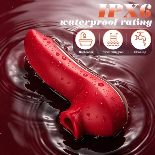 Vista 11 de Sucking Vibrator Rose Toy - Sex Toys for Women Clitoral Sucker Vibrators Adult Toys with 10 Sucking & Vibrating Modes, Womens Rose Sex Toy Suction
