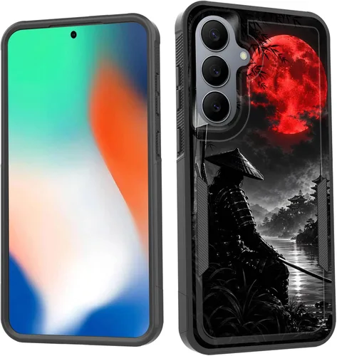 Vista 145 de Funda para Galaxy S26 FE, doble capa, protección contra caídas de grado militar de 10 pies, antideslizante, resistente a prueba de golpes, para Cruz