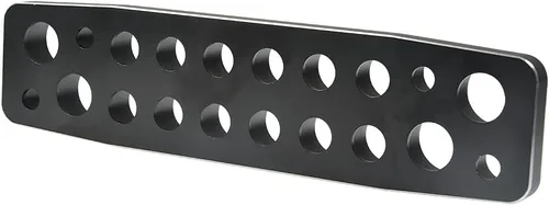 Vista 4 de YEAHRUN-Soporte multifunción para destornillador, bandeja de exhibición para juguetes de control remoto, metal CNC, 20 ranuras, 1 Uds.