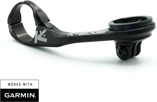 Vista 4 de K-Edge Max XL (1.252 in) Soporte combinado para computadora de bicicleta para dispositivos GPS Garmin Negro gps-vehicle-mounts