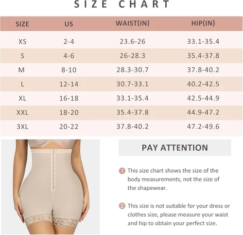 Vista 6 de FeelinGirl Fajas Colombianas Moldeadoras Moldeadoras Faja Faja Pantalones cortos para levantamiento de glúteos