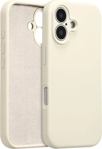 Vista 24 de Funda de silicona para iPhone Air, con [protección completa de la cámara] [forro de microfibra suave antiarañazos], funda de silicona líquida ultra
