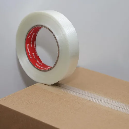 Vista 6 de Cinta de flejado de 5.5 mil x 1 pulgada x 50 yardas, cinta de flejado resistente de 1 pulgada, cinta de filamento reforzado con fibra de vidrio, 3