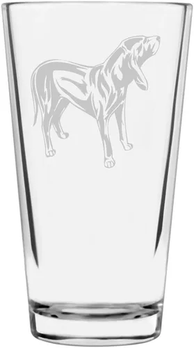 Vista 73 de Podenco Canario - Vaso de pinta de 16 onzas con temática de perro personalizado
