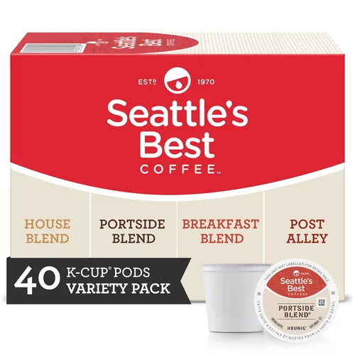Vista 11 de Seattle's Best Coffee 6th Ave Bistro - Cápsulas K-Cup de tostado oscuro, 6 cajas y 60 cápsulas Cápsulas Arabica K-Cup para cafeteras Keurig; 6th