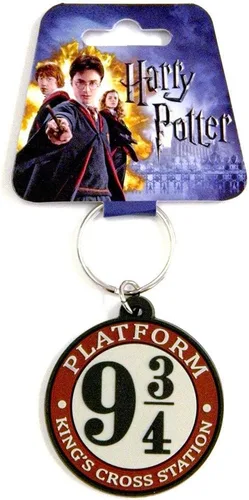Vista 3 de Harry Potter - Plataforma 9 34 - Llavero de goma, multicolor, talla única