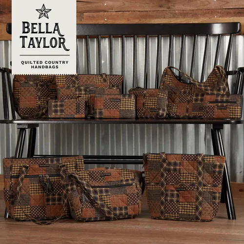 Vista 6 de Bella Taylor Blakely - Bolsas de hombro acolchadas de algodón con retazos