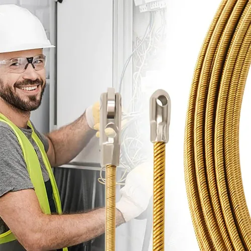 Vista 3 de Shakven Herramienta de dispositivo de roscado de cable de cable de plomo Extractor de cable de cinta de pescado, extractor de enhebrador de cable
