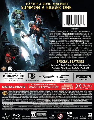 Vista 2 de Constantine City of Demons (4K Ultra HDBlu-ray) 4K UHD