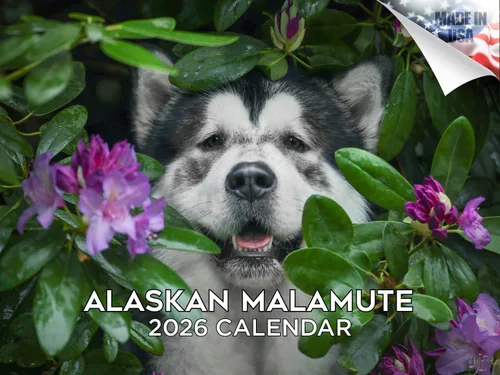 Vista 50 de Calendario de Lebrel Afgano 2025 2026, calendario mensual de pared de raza canina, 12" x 18" abierto, papel grueso sin traspaso, ideal para regalo