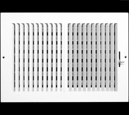 Vista 37 de HVAC Premium Rejilla de Suministro de Aire de 1 Vía de 10'' X 6'' - Tapa de Ventilación y Difusor - Cara Plana Estampada - Blanco