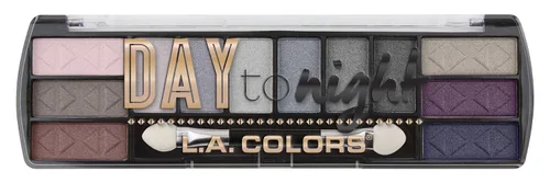 Vista 2 de L.A. COLORS Day to Night - Sombra de ojos de 12 colores, Evening CES431 (Paquete de 3)