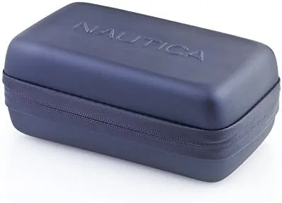 Vista 4 de Nautica Ibiza - Reloj deportivo para hombre, acero inoxidable y silicona, color azul (modelo NAPIBZ008), AzulNegro, Movimiento de cuarzo