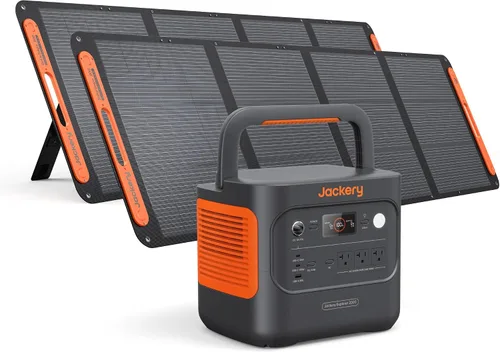 Vista 11 de Jackery Explorer 2000 v2 Estación de Energía Portátil, Batería de Respaldo Doméstica LiFePO4 de 2042Wh, Generador Solar de 2200W, Carga Rápida USB-C