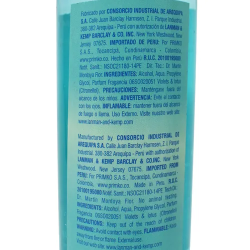 Vista 4 de M & L Lotus 7 Violets Colonia 8 Fl Oz (Colonia de Lotto y Violetas)