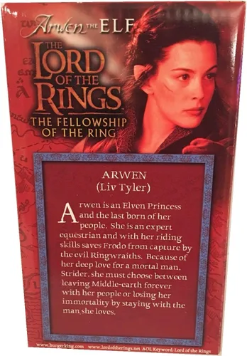Vista 2 de The Lord of The Rings "La comunidad del anillo" Copa de cristal de Arwen el elfo