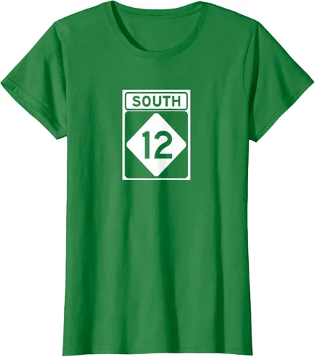 Vista 30 de Highway 12 South NC Outer Banks North Carolina Hwy - Camiseta, Negro, S