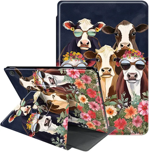 Vista 21 de Funda para Samsung Galaxy Tab A8 de 10.5 pulgadas 2022-360 grados giratoria multiángulo de visión protectora con apagado y encendido automático
