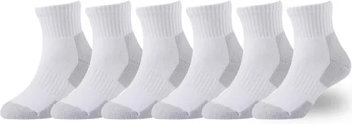 Vista 43 de EPEIUS Calcetines acolchados de algodón grueso para niños y niñas, calcetines atléticos deportivos para correr, paquete de 6 unidades, 4-14 años
