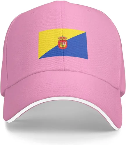 Vista 2 de QIZYOQA Flag of Gran Canaria Baseball Cap for Men Women Outdoor Adjustable Dad Hat
