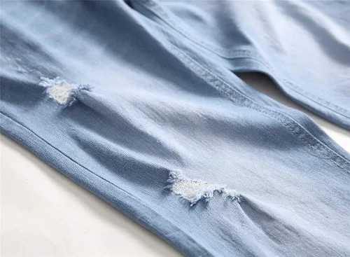 Vista 5 de Pantalón de jean elastizado ajustado moderno para hombre