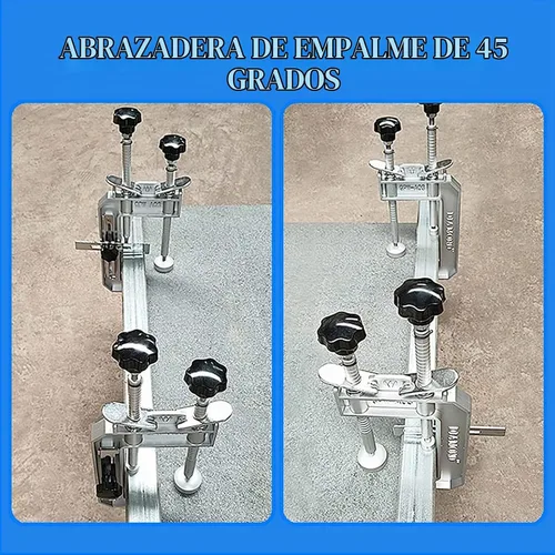 Vista 5 de Abrazadera de inglete de piedra de 45 grados, accesorio de empalme de costura de encimera Abrazadera de ángulo de mesa de 12.6x7.9 in para 1