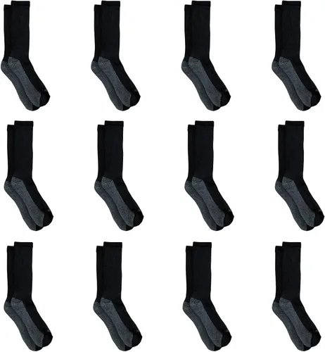Vista 2 de Dickies Men's Dri-tech Original Moisture Control Crew Socks, Available in M-xxl (6, 12, 18 Pairs)