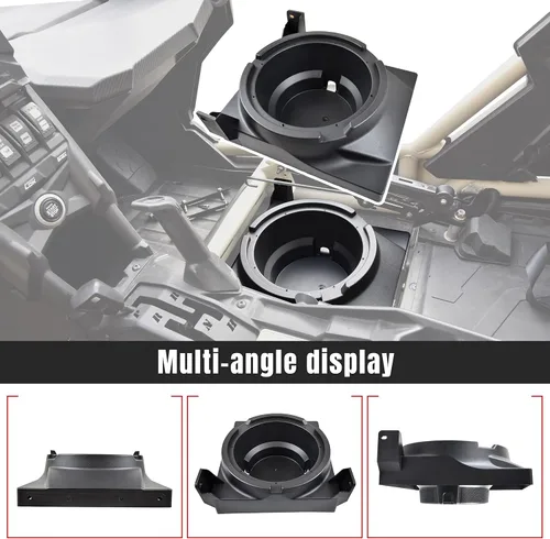 Vista 3 de SAUTVS Paneles de altavoces para Can-Am Maverick X3, kit de cajas de altavoces debajo del asiento de 10 pulgadas para Can Am Maverick X3 MAX