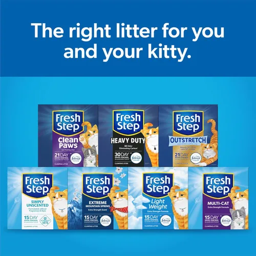Vista 11 de Fresh Step con frescura Febreze, aglutinante arena para gatos