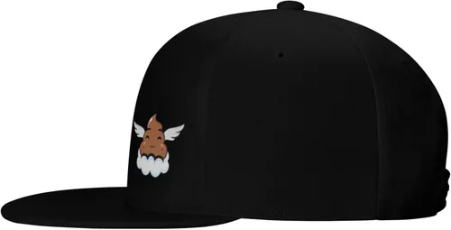 Vista 8 de QIZYOQA Cute Angel Poo Snapback Hats for Men Women Baseball Cap Flat Bill Brim Hat
