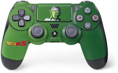 Vista 9 de Skinit Calcomanía para juegos compatible con el controlador de PS4, diseño oficial de Dragon Ball Z Red Ribbon Army Negro - DRGBLZ10