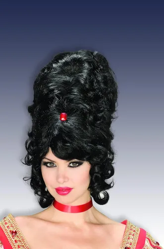 Vista 2 de Peluca unisex afro glamour para disfraz Forum Novelties