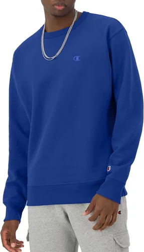 Vista 34 de Champion - Sudadera de forro polar de peso medio con cuello redondo para hombre (normal o grande y alta)