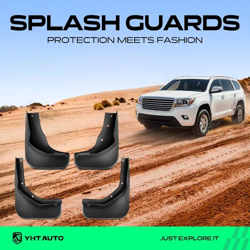 Vista 2 de YHTAUTO Protectores contra salpicaduras para Ford Escape 2013-2019 Sport Utility (no compatible con estribo y modelo de titanio), guardabarros
