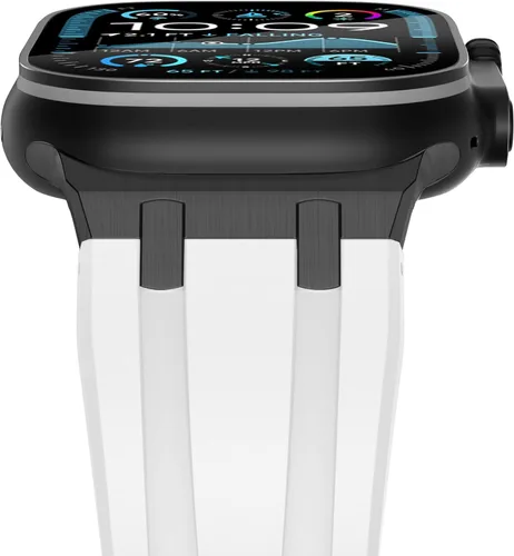 Vista 20 de NewWays AP - Correa de lujo para Apple Watch Ultra de 1.929 in 1.811 in 1.772 in 1.732 in 1.654 in 1.614 in 1.575 in 1.496 in para hombres