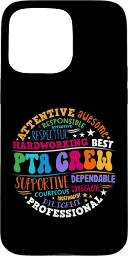 Vista 28 de iPhone 16 Parents Teacher Association Team Supporter PTA Crew Case