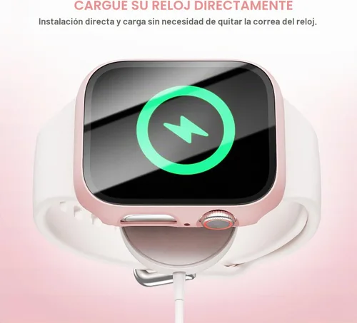 Vista 6 de Paquete de 16 fundas rígidas de PC para Apple Watch de 38 mm Series 3 2 con protector de pantalla de vidrio templado, cubierta protectora 16