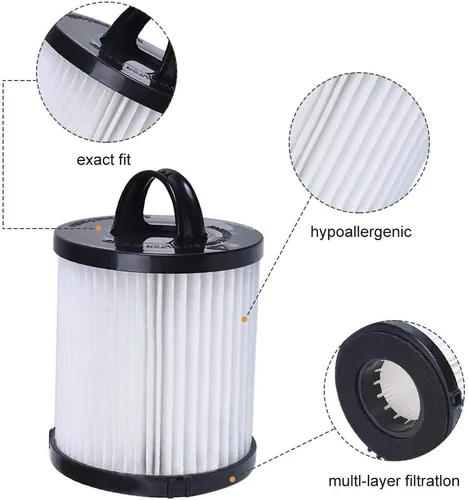 Vista 4 de SaferCCTV Filtro de escape EF6 HEPA de repuesto y filtro de taza de polvo al vacío DCF-21 reemplaza la pieza # 67821, 68931, 68931A, EF91 compatible