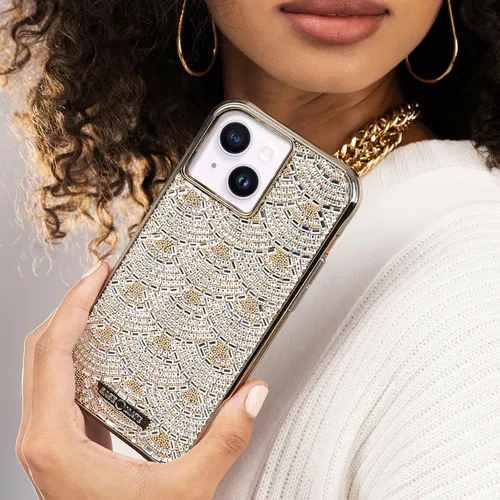 Vista 8 de Case-Mate Funda para iPhone 14 Plus – Lámpara de araña brillante [protección contra caídas de 10 pies] [Compatible con carga inalámbrica] Funda