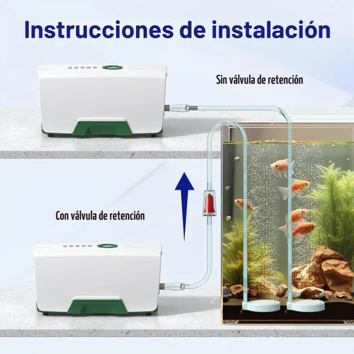 Vista 5 de Ghosthorn Silent Rechargeable Aquarium Aerator Pump with Universal Clip