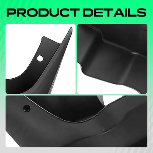 Vista 8 de YHTAUTO Guardabarros antisalpicaduras para Toyota Sienna 2004-2010 Con Kit de Herrajes, Sin Estribo Guardabarros Accesorios para Coches